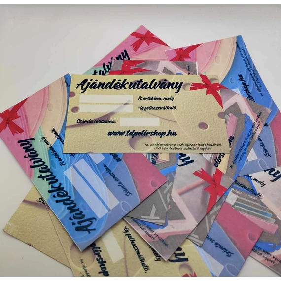 Ajándékutalvány - tdpolirshop.hu