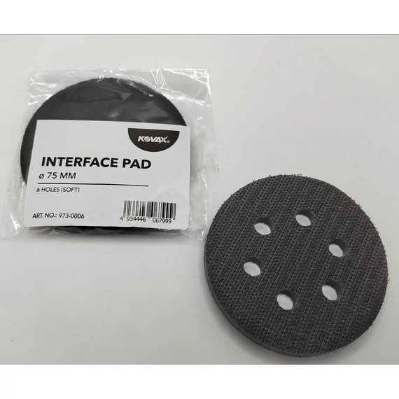 KOVAX 75 mm-es interface - közbetét pad 6 lyukas puha