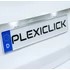 Plexiclick - átlátszó magyar rendszámtábla tartó